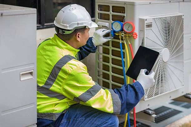 Professional Air Conditioning Repair technician working in Cramerton, NC